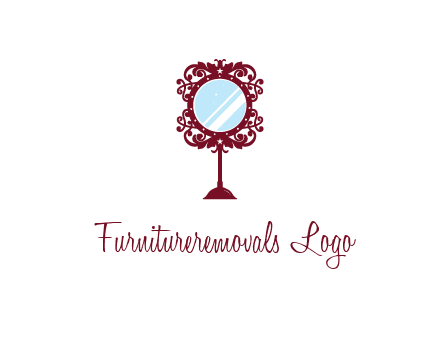 ornamental table mirror