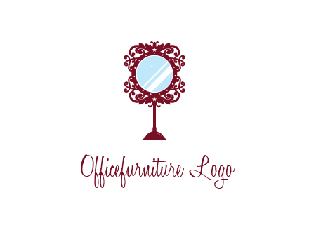 ornamental table mirror