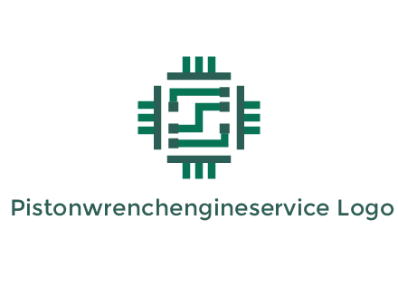 network wires forming chip