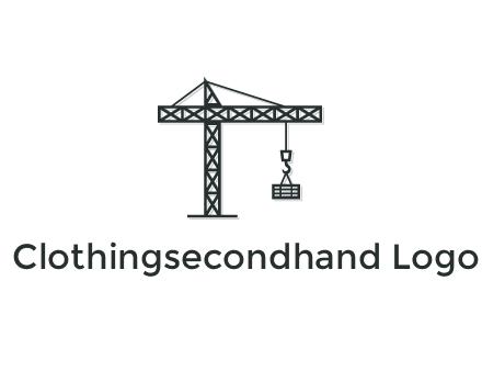 wood hooked to line art crane