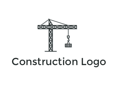 wood hooked to line art crane