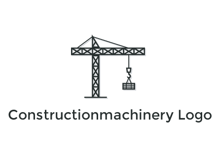 wood hooked to line art crane