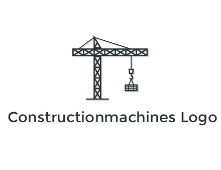 wood hooked to line art crane