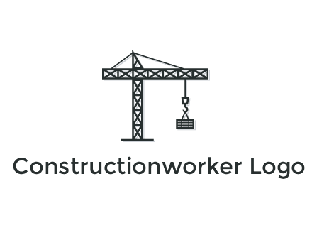 wood hooked to line art crane