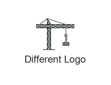wood hooked to line art crane