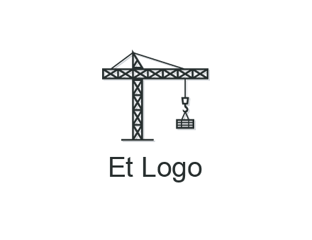 wood hooked to line art crane