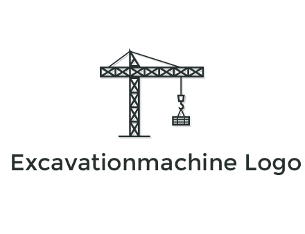 wood hooked to line art crane