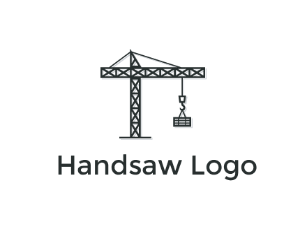 wood hooked to line art crane