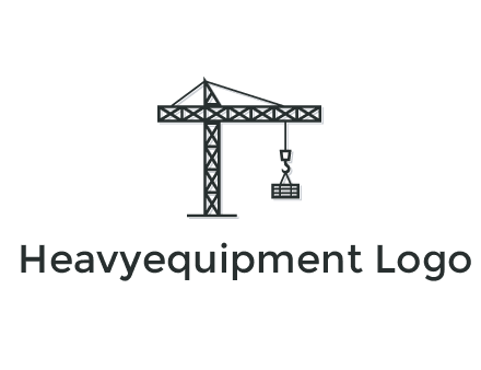 wood hooked to line art crane
