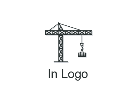 wood hooked to line art crane