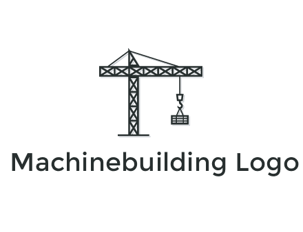 wood hooked to line art crane