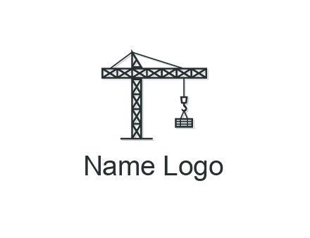 wood hooked to line art crane
