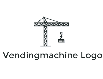 wood hooked to line art crane