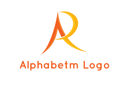 abstract letter AR icon