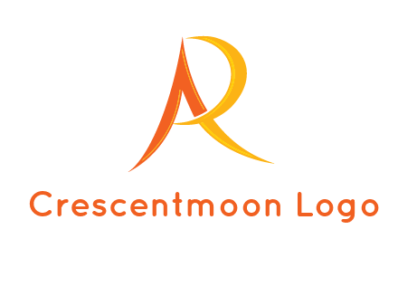 abstract letter AR icon