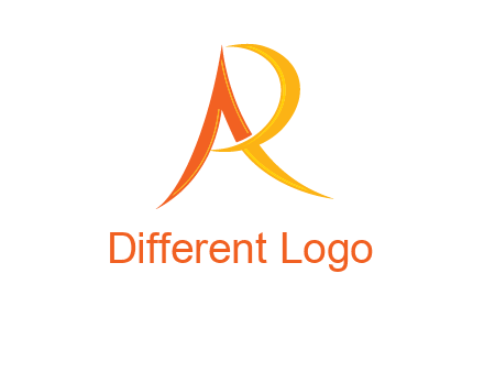 abstract letter AR icon