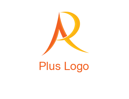 abstract letter AR icon