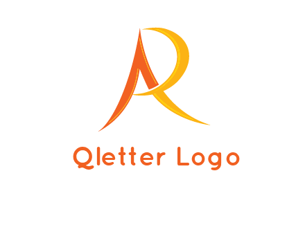 abstract letter AR icon