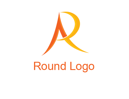abstract letter AR icon