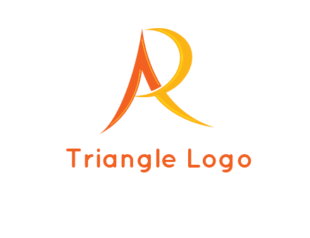 abstract letter AR icon
