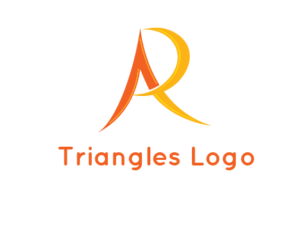 abstract letter AR icon