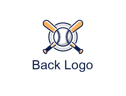 circle behind baseball and bat