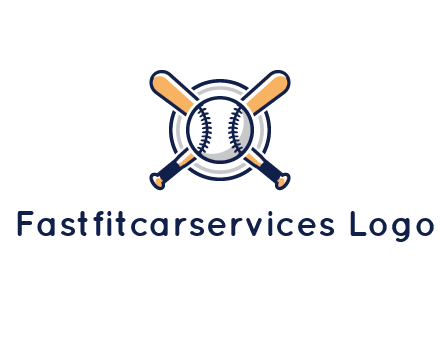 circle behind baseball and bat