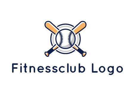 circle behind baseball and bat