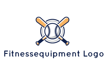 circle behind baseball and bat