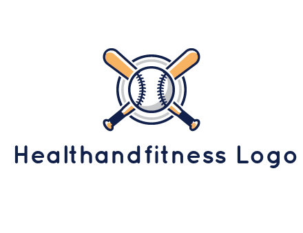 circle behind baseball and bat