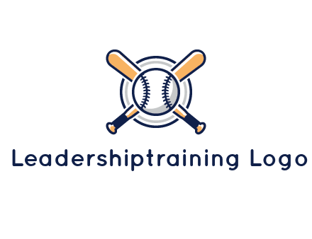 circle behind baseball and bat