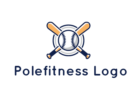 circle behind baseball and bat