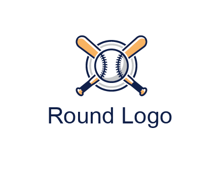 circle behind baseball and bat