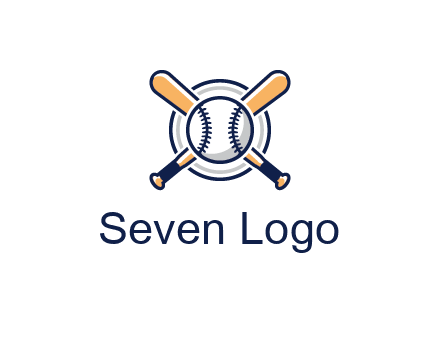 circle behind baseball and bat