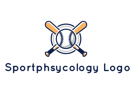 circle behind baseball and bat