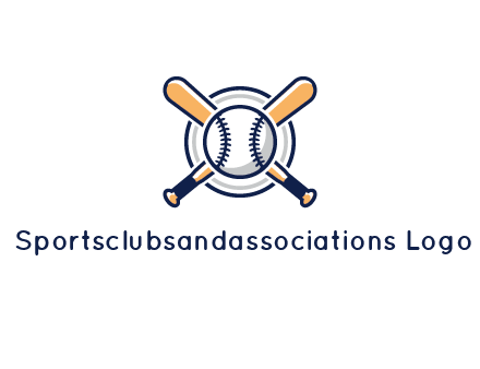 circle behind baseball and bat