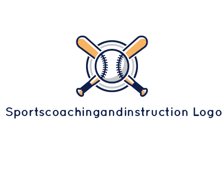 circle behind baseball and bat