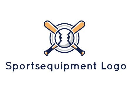 circle behind baseball and bat