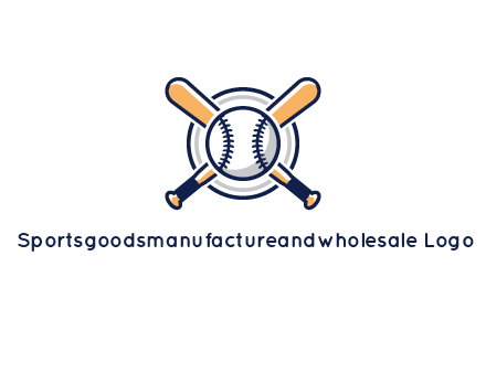 circle behind baseball and bat