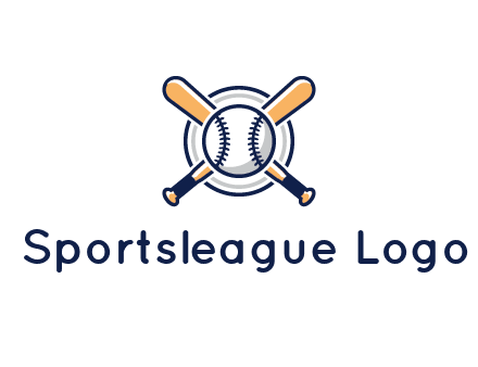 circle behind baseball and bat