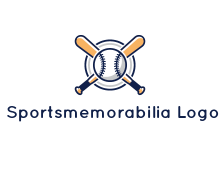 circle behind baseball and bat
