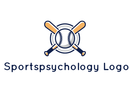 circle behind baseball and bat