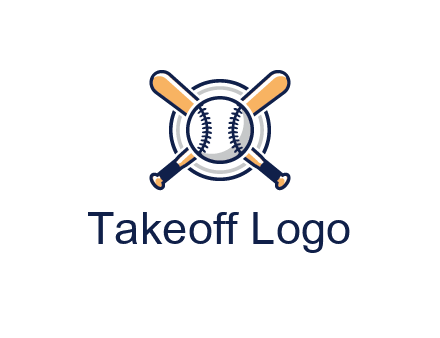 circle behind baseball and bat