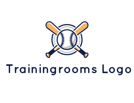 circle behind baseball and bat