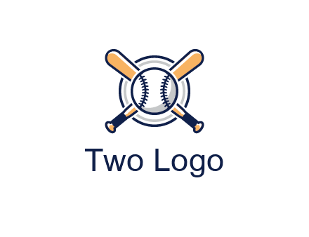circle behind baseball and bat