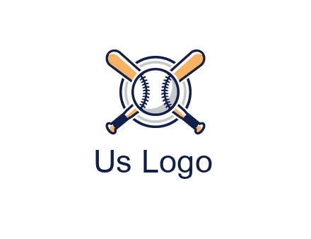 circle behind baseball and bat