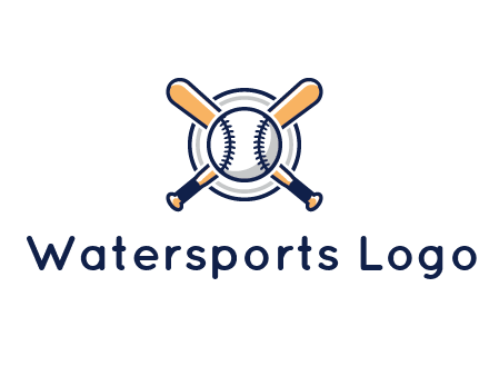 circle behind baseball and bat