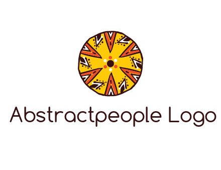 kaleidoscope pattern in circle