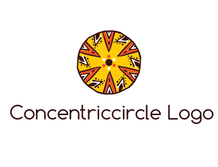 kaleidoscope pattern in circle