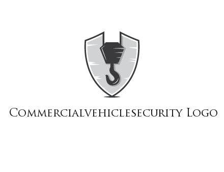 crane hook in shield